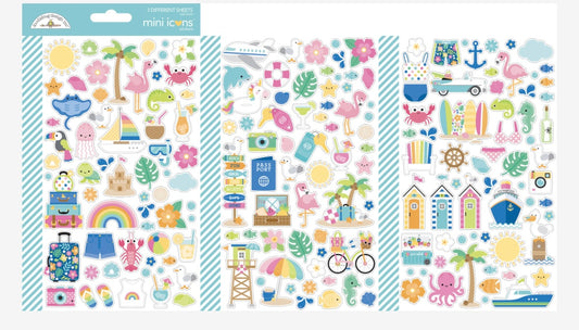 Summer Fun Mini Icon Stickers