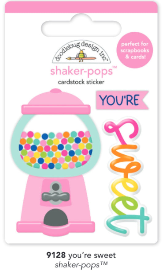 You’re Sweet Doodle Pop Cupcakes and Candles
