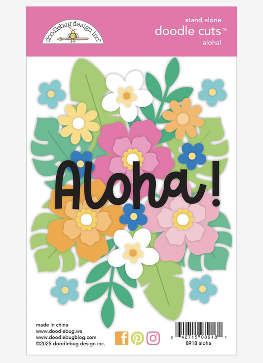 Aloha Doodle Cut Die