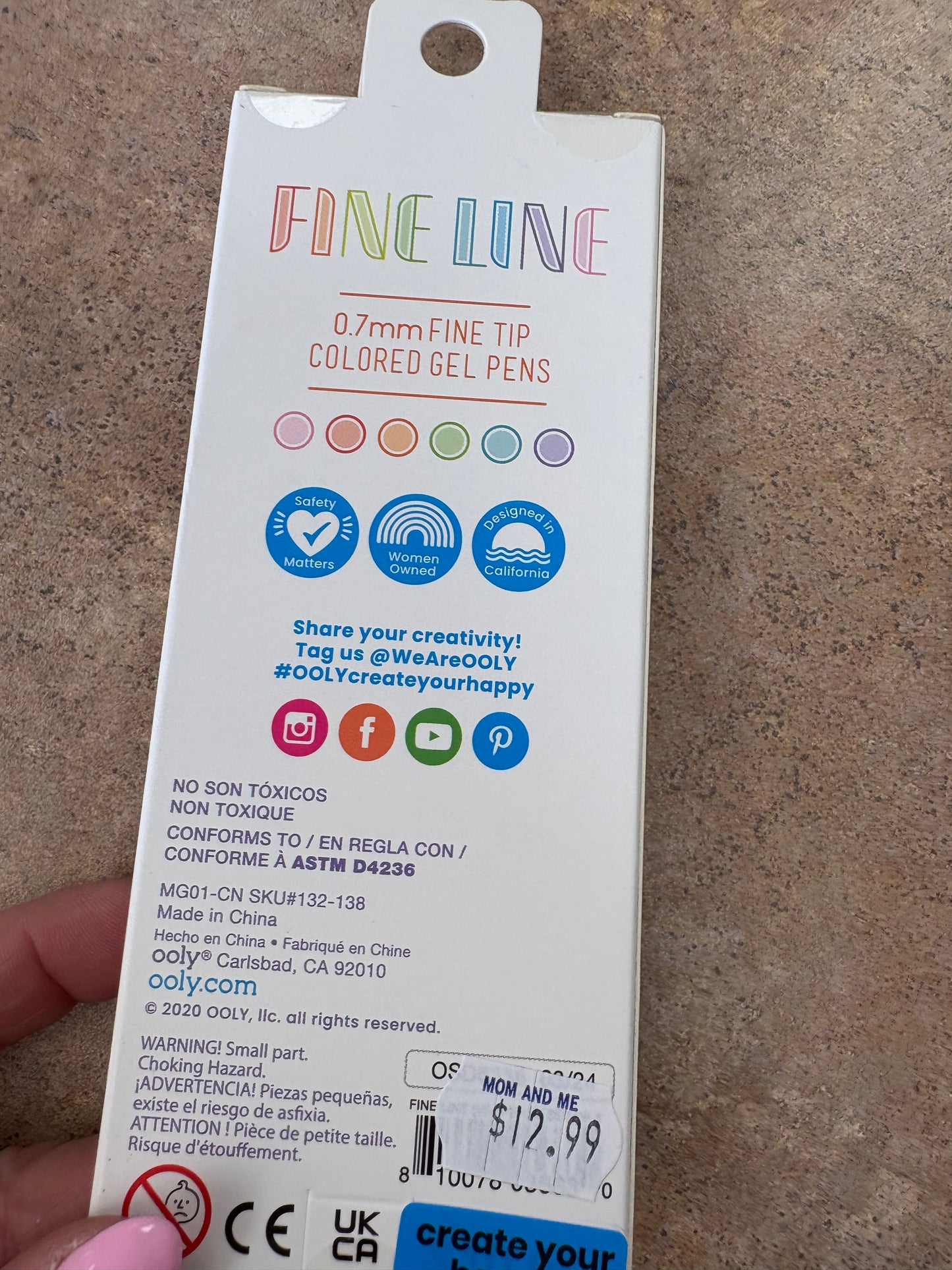 Fine Line Gel Pens