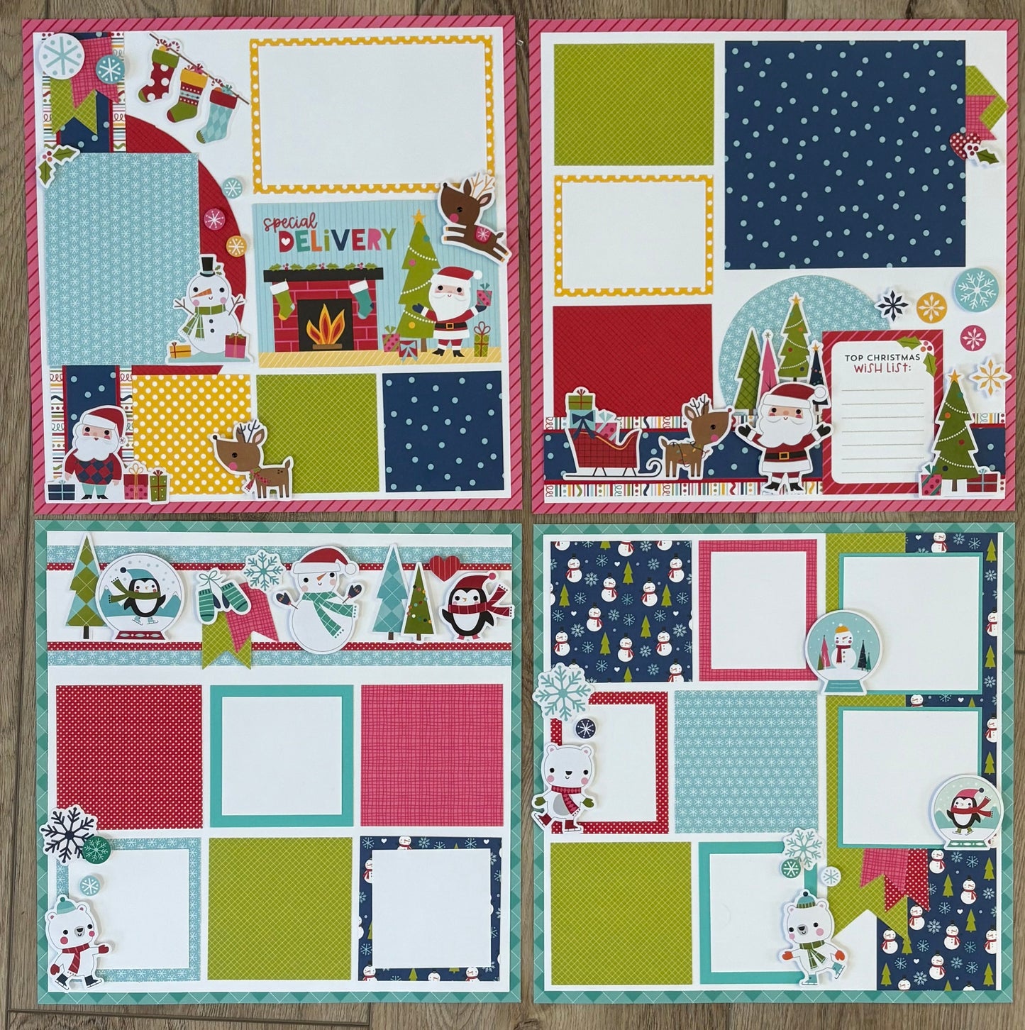 North Pole Deluxe Page Layout Kit