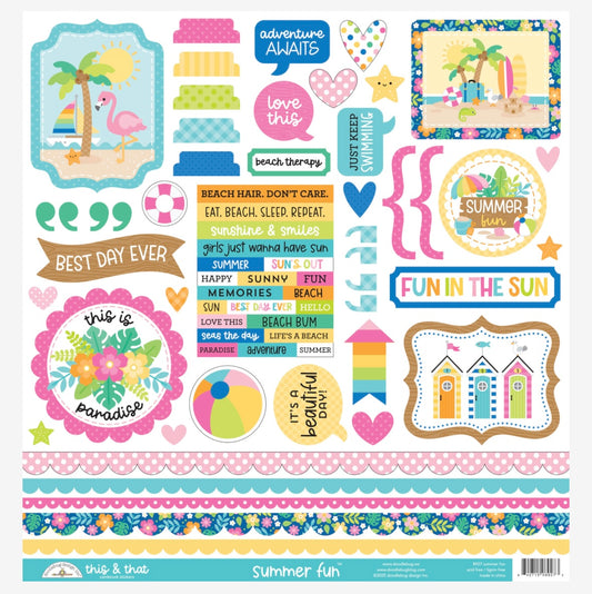 This and That Summer Fun Sticker