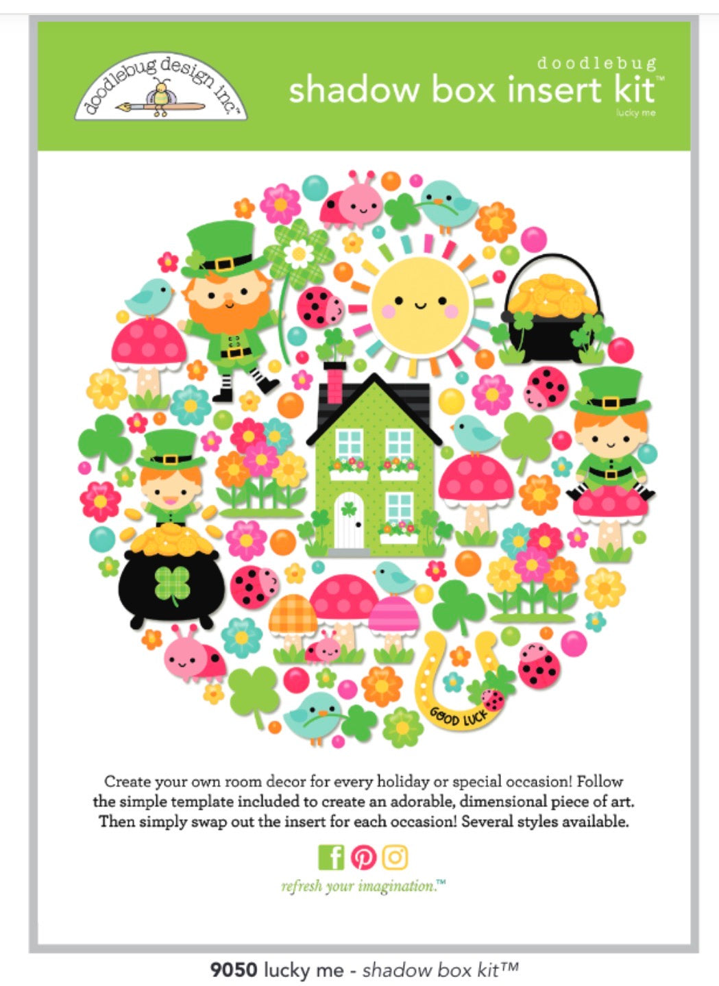 Lucky Me Doodlebug Shadow Box Kit