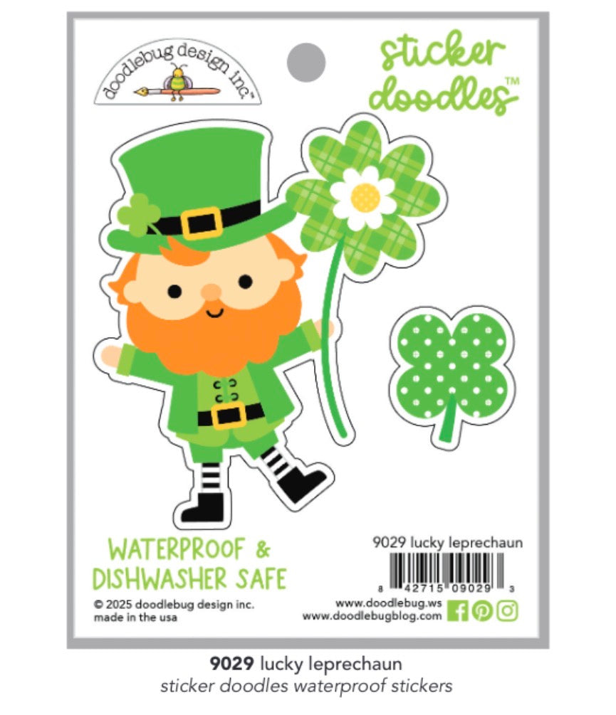 Lucky Leprechaun Water Proof Sticker