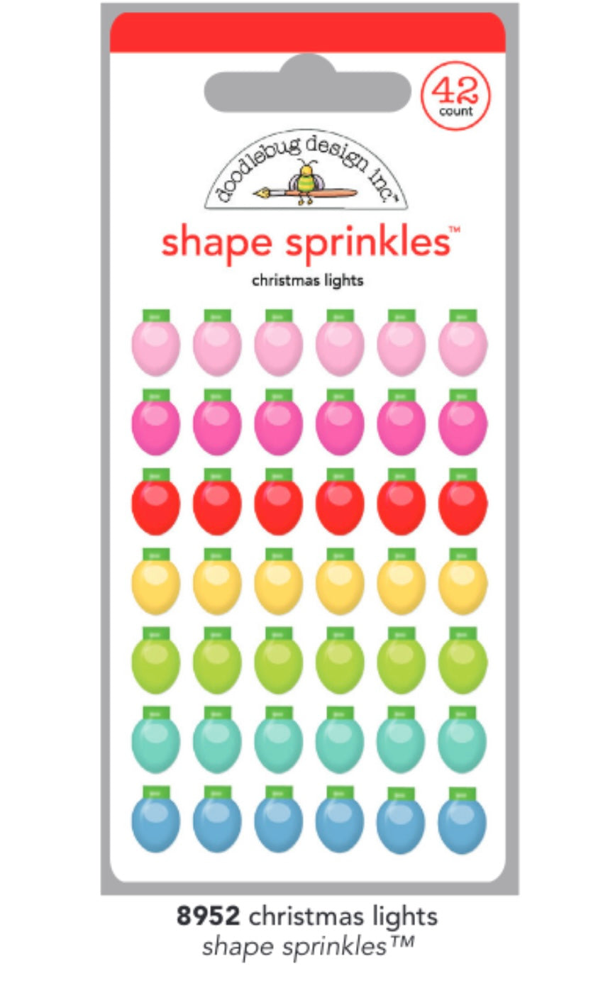 Christmas Lights Shape Sprinkle