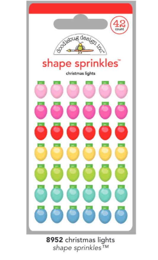 Christmas Lights Shape Sprinkle