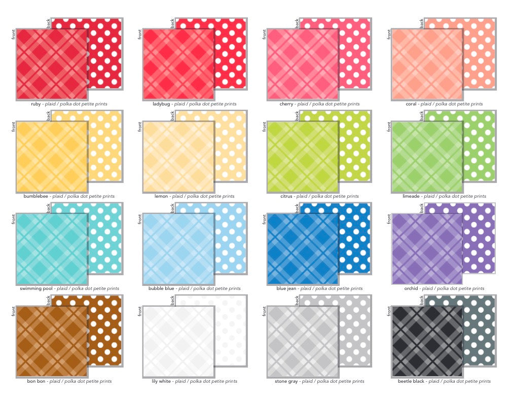 Plaid Polkadot Doodlebug 6x8 Paper Pad
