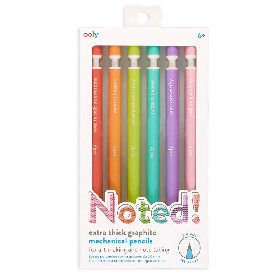 Noted Extra Thick Mechanical Graphite Pencils