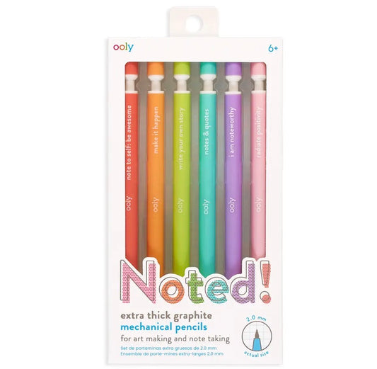 Noted Extra Thick Mechanical Graphite Pencils