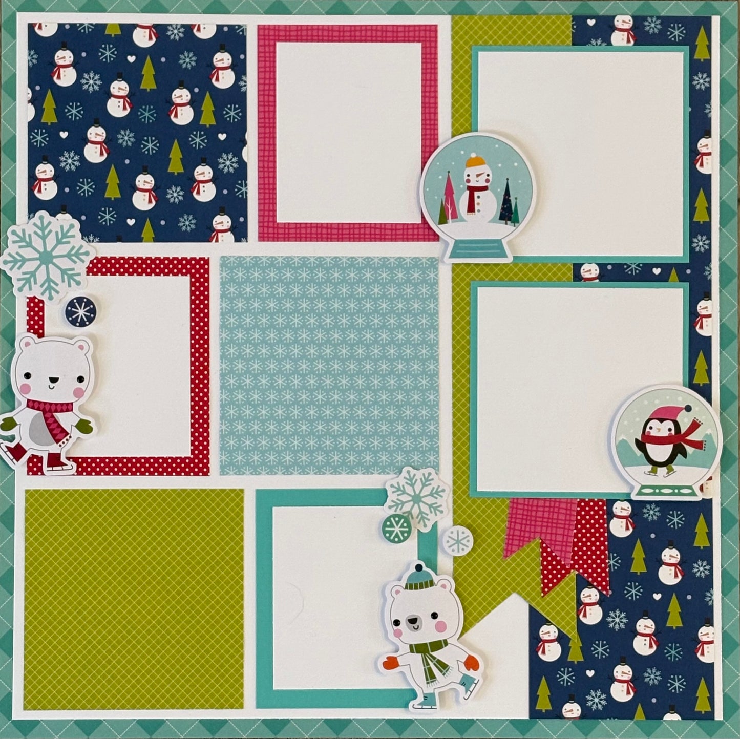 North Pole Deluxe Page Layout Kit