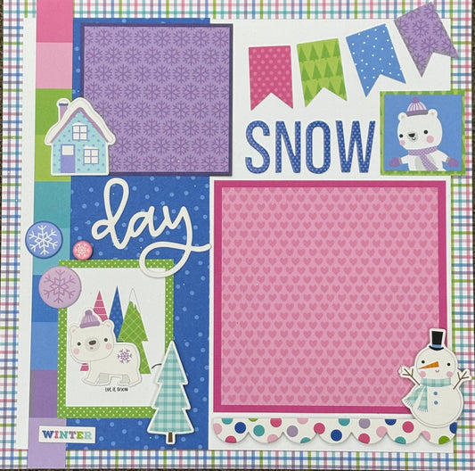 Snowflake Season Page Kit Bundle