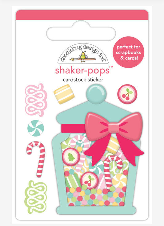 Christmas Candy Shaker Pop Tinsel Time Doodlebug